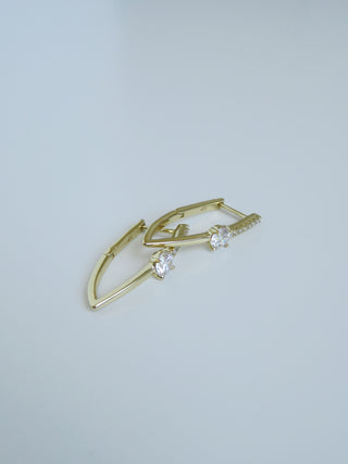 Karolina Diamond Hoops