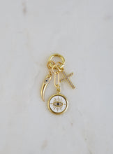 Load image into Gallery viewer, Divine Protection Evil Eye Cornicello Charm Cluster