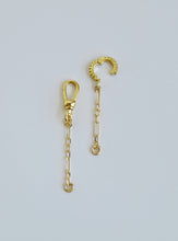 Load image into Gallery viewer, Hinged Clasp Chain Charm Holder - add a charm