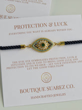 Load image into Gallery viewer, Beatrice Florette Evil Eye Bracelet - Protection &amp; Luck