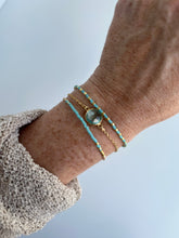 Load image into Gallery viewer, Aqua Crystal Shimmer - Beaded Wrist Stack