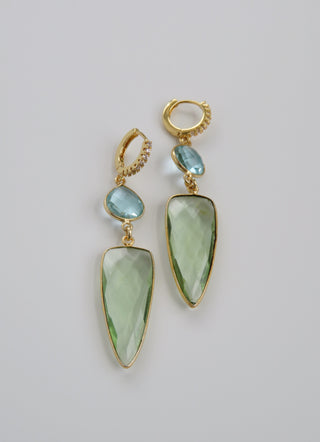 Peridot Blue Topaz Crystal Collection