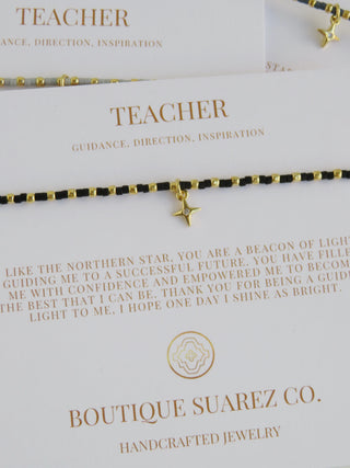 Ashlyn Teacher Bracelet - Guidance, Direction & Inspiration