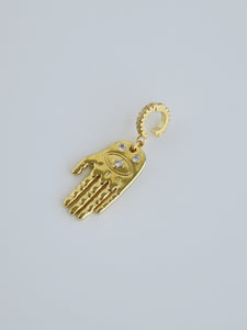 Hamsa Evil Eye Pendant-