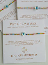 Load image into Gallery viewer, Alessandra Evil Eye Bracelet - Protection &amp; Luck