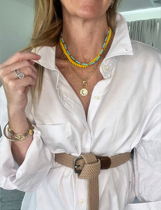 Orla Crystal Tube Necklace