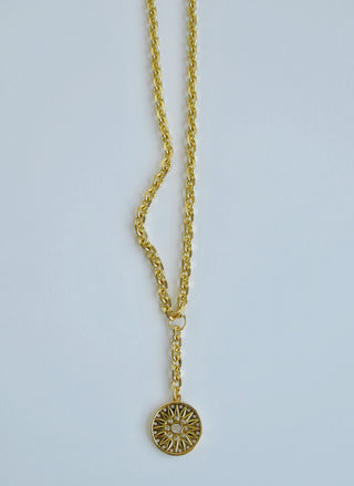 Diamond Sun Burst - Valencia Extension Necklace