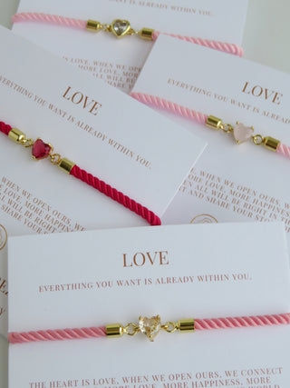 Petite Heart Bracelet - Love