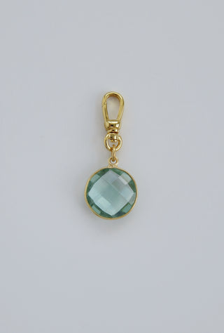 Faceted Crystals on Swivel Clasp