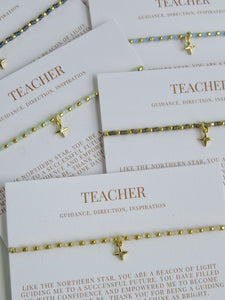 Ashlyn Teacher Bracelet - Guidance, Direction & Inspiration