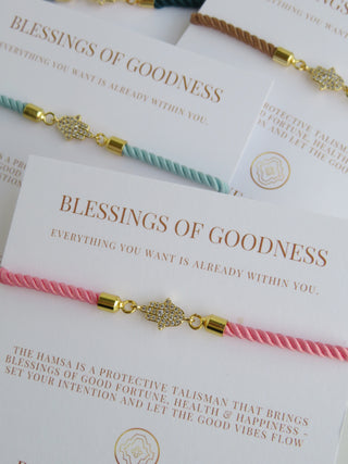 Petite Hamsa Bracelet - Blessings of Goodness