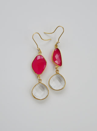 Pink and Clear Quartz Crystal Collection