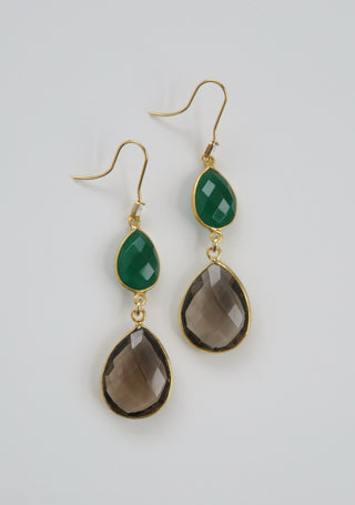 Topaz and Green Quartz Crystal Collection