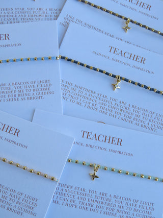 Ashlyn Teacher Bracelet - Guidance, Direction & Inspiration