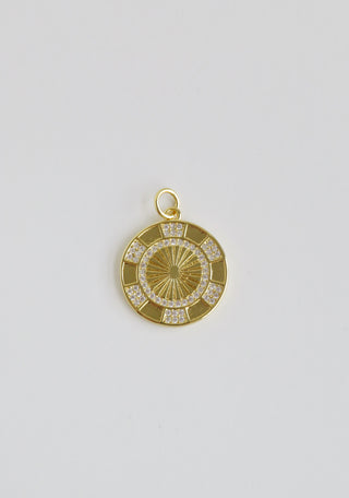 Diamond Sunburst Charm