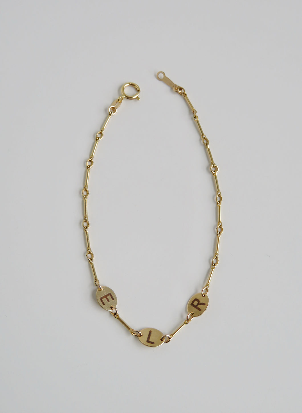 24/7 Initial Bracelet - 14K Gold Filled