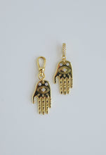 Load image into Gallery viewer, Hamsa Evil Eye Pendant-