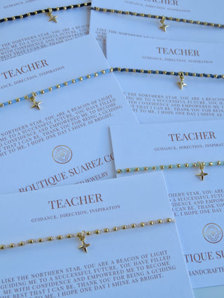 Ashlyn Teacher Bracelet - Guidance, Direction & Inspiration