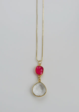 Pink and Clear Quartz Crystal Collection