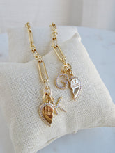 Load image into Gallery viewer, Best Friend Initial Bracelet Set of 2 - Figaro Link