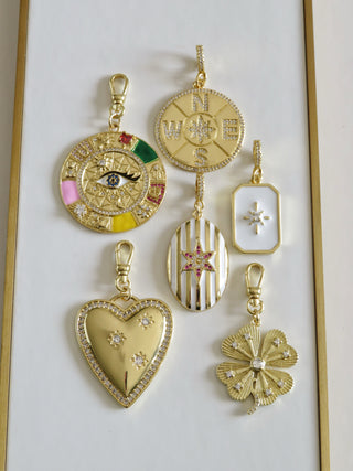Big Love Celestial Heart Pendant on Swivel Clasp