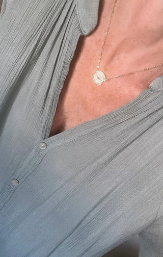 Diamond Protector- Evil Eye Necklace