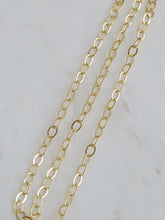 Load image into Gallery viewer, Flat Cable Chain Link 23G - “Add a Charm Cluster Necklace”