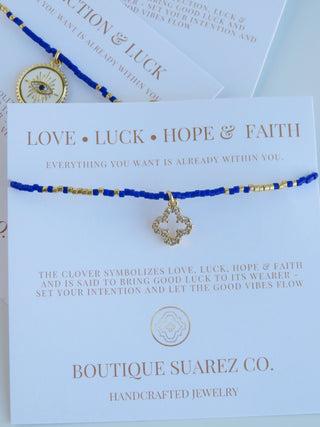 Symbolic Shimmer - Beaded Bracelets