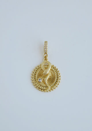 Wholeness Serpent Pendant - Hinged Clasp