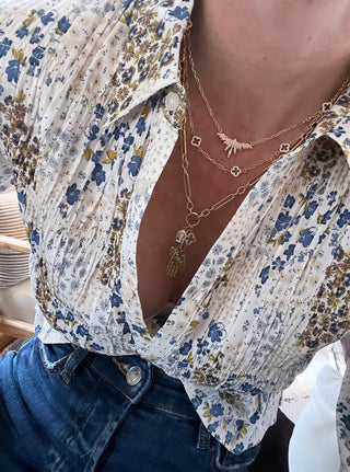 Diamond Clover Necklace