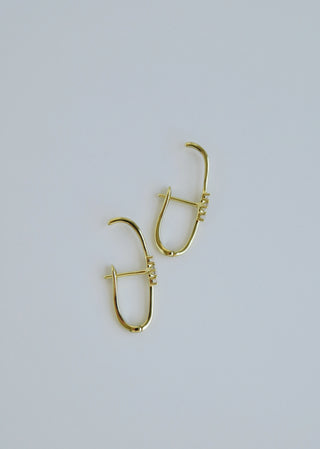 Shauna Diamond English Lock Earrings