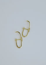 Load image into Gallery viewer, Shauna Diamond English Lock Earrings
