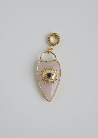 Galina Crystal Evil Eye Heart Sun Charm