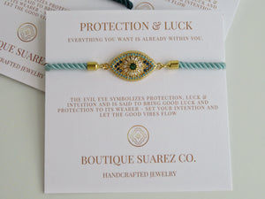 Beatrice Florette Evil Eye Bracelet - Protection & Luck