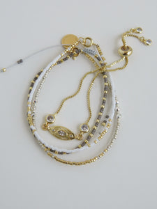 Jordyn Evil Eye - Beaded Wrist Stack