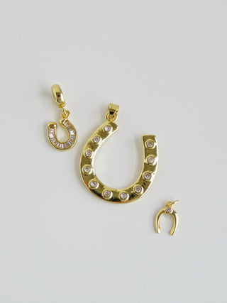 Diamond Horseshoe Pendant