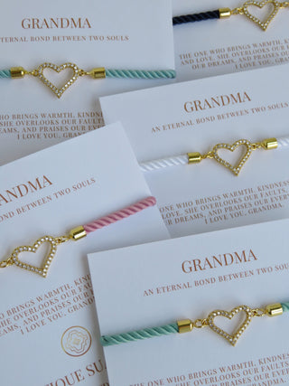 Beatrice Grandma Bracelet - Heart
