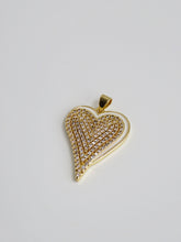 Load image into Gallery viewer, Diamond Enamel Heart Pendant