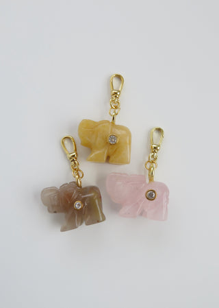Lucky Crystal Elephant Charm