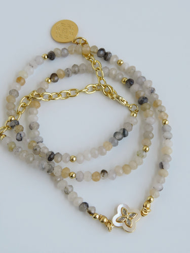 Lucky Clover - Clover Wrap Bracelet - Necklace