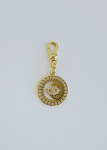 Diamond Eye Charm on Clasp