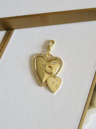 Big Love Celestial Heart Pendant on Swivel Clasp