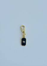 Load image into Gallery viewer, Diamond Enamel Tag Charm with Clasp