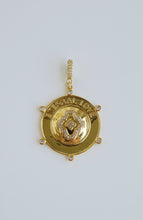 Load image into Gallery viewer, Eternal Love Hinged Clasp Medallion - 14k Gold Plated - trademark design