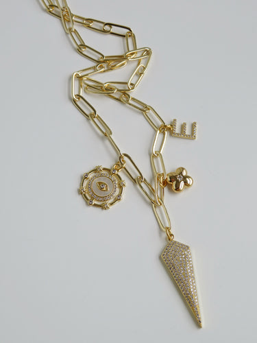 Alda Clip Link Necklace