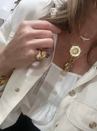 Eamon Evil Eye Pinky Ring