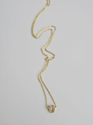 Diamond Horseshoe Necklace