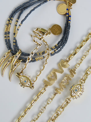 Evil Eye Cornicello Bracelet - Protection