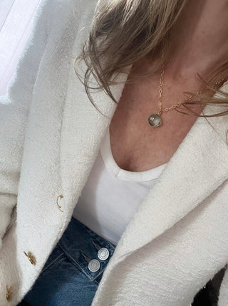 Faceted Crystal Necklace