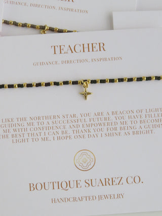 Ashlyn Teacher Bracelet - Guidance, Direction & Inspiration